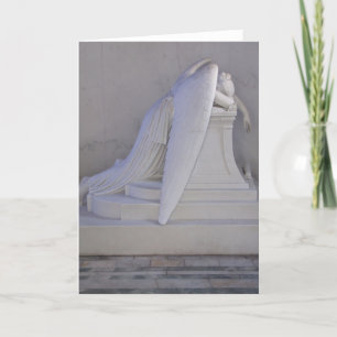 Never Weep Alone Angel Card (side view)