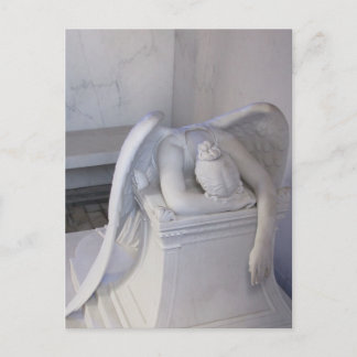 Never Weep Alone Angel Postcard (front view)