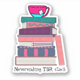 Neverending TBR stack Sticker