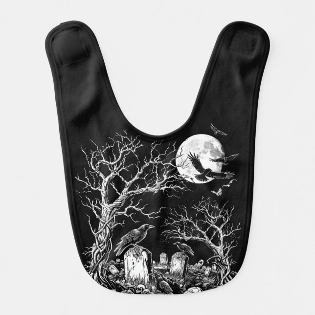 Nevermore Baby Bib (Front)