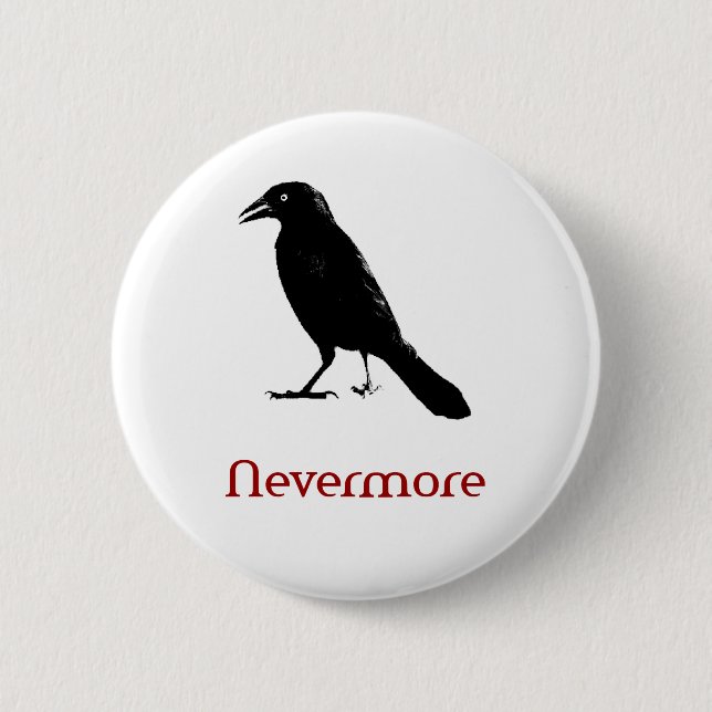 Nevermore Button (Front)