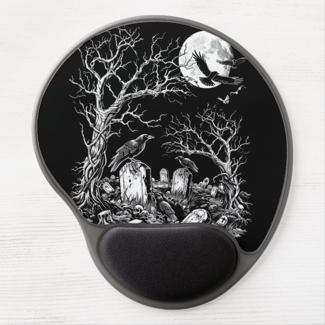 Nevermore Cemetery Gel Mouse Pad (Front)