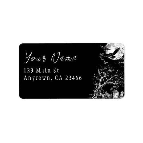 Nevermore Cemetery Label