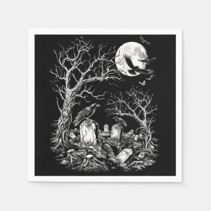 Nevermore Cemetery Napkins