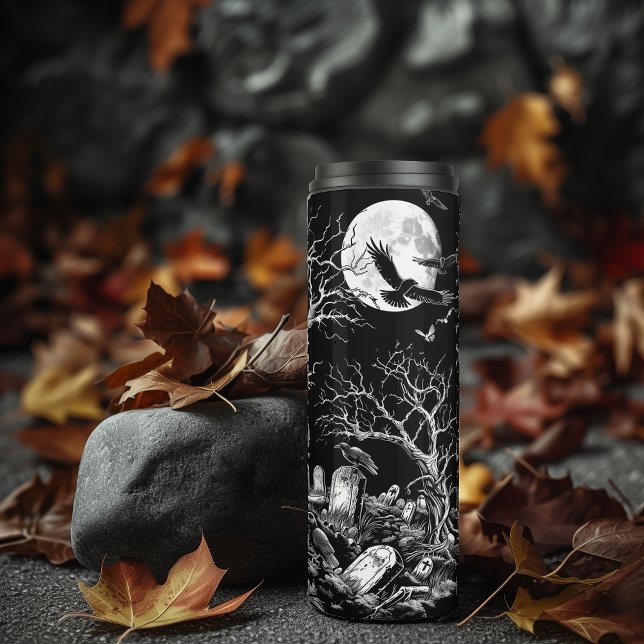 Nevermore Cemetery  Thermal Tumbler (Creator Uploaded)