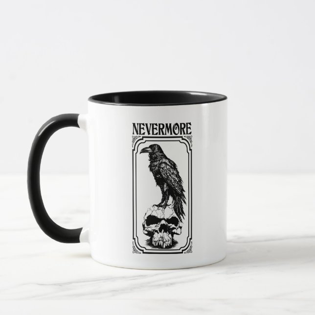 Nevermore | Edgar Allan Poe - The Raven Mug (Left)