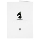 Nevermore! Funny Black Crow Edgar Allen Poe Cards (Back)