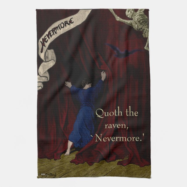 Nevermore... Kitchen Towel (Vertical)