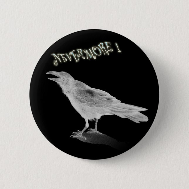 Nevermore Pinback Button (Front)