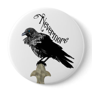 Nevermore Raven Button
