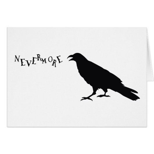 Nevermore Raven Cards (Front Horizontal)