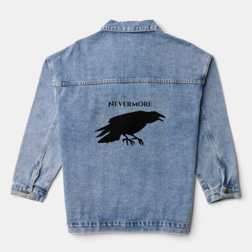 Nevermore Raven Denim Jacket