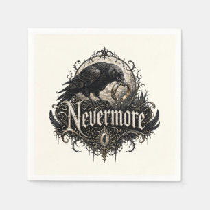 Nevermore Raven Divorce Party Napkins