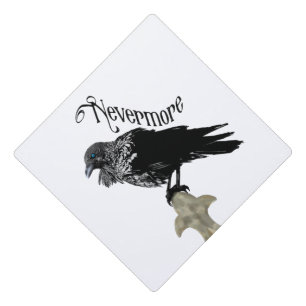Nevermore Raven Graduation Cap Topper