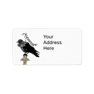 Nevermore Raven Label