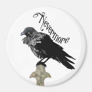 Nevermore Raven Magnet