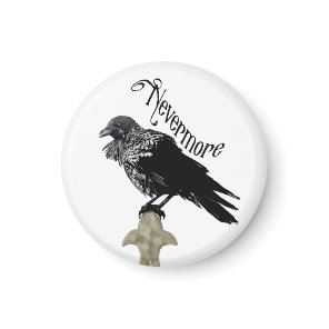 Nevermore Raven Magnet
