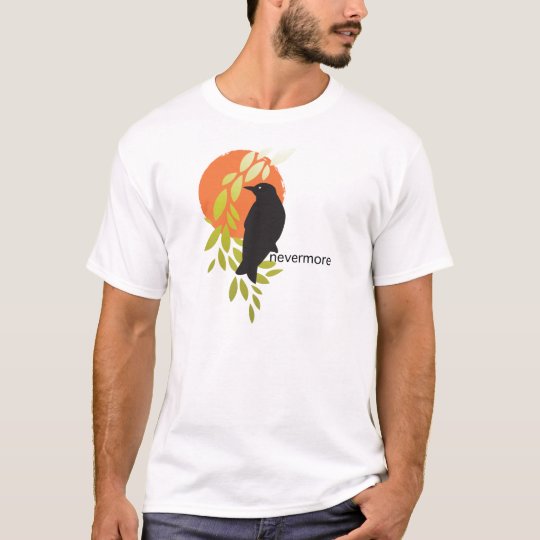 Nevermore - Raven & Moon by Poe T-Shirt