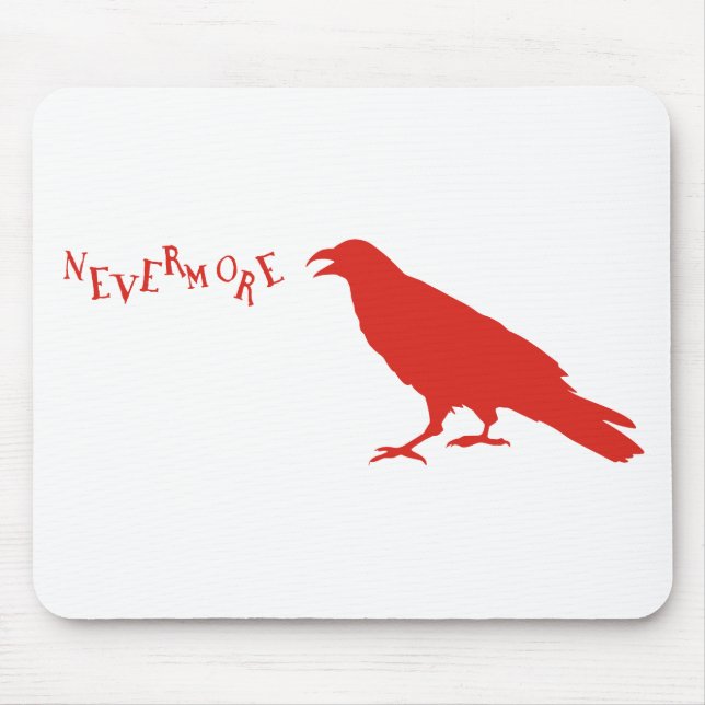 Nevermore Raven Mouse Pad (Front)