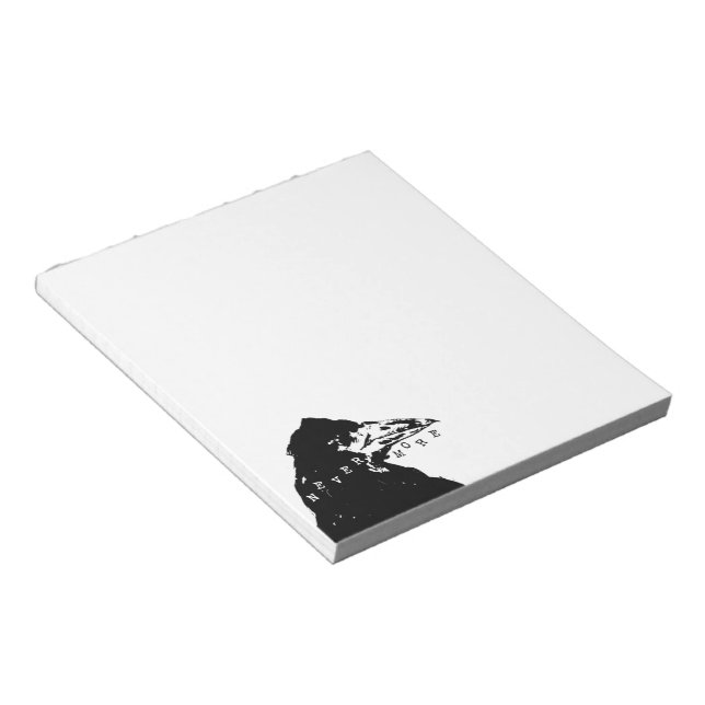 Nevermore Raven of Edgar Allan Poe Notepad (Angled)