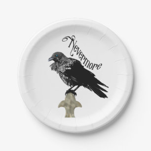 Nevermore Raven Paper Plates