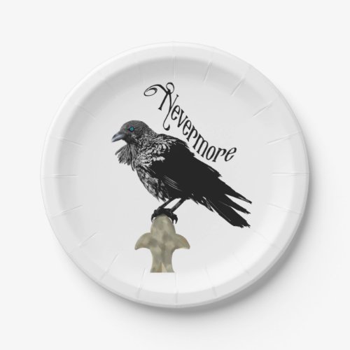 Nevermore Raven Paper Plates