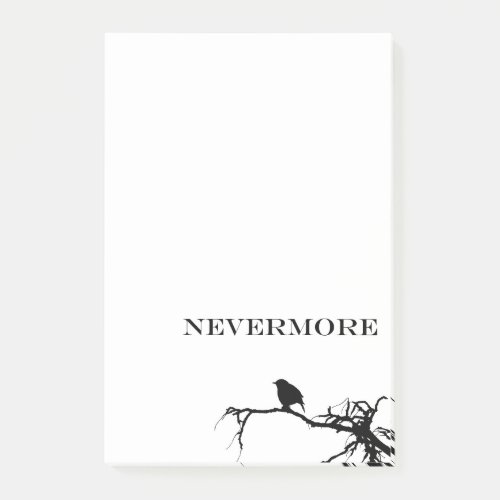 Nevermore Raven Poem Edgar Allan Poe Quote Post_it Notes