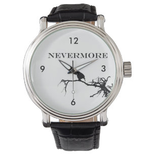 Nevermore Raven Poem Edgar Allan Poe Quote Watch