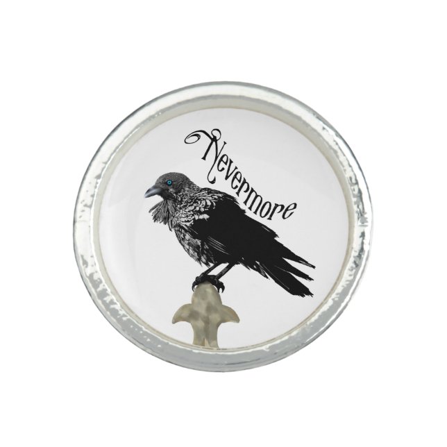 Nevermore Raven Ring (Front)