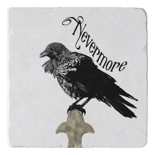 Nevermore Raven Trivet (Front)