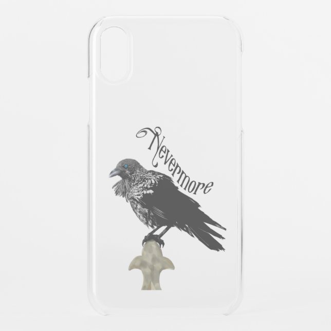 Nevermore Raven Uncommon iPhone Case (Back)