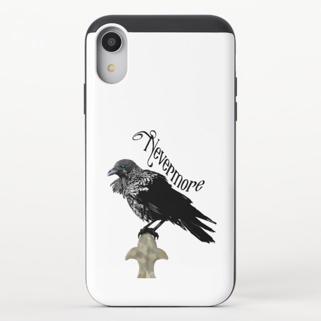 Nevermore Raven Uncommon iPhone Case (Back)