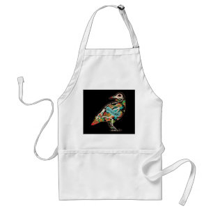 Nevermore Sugar Skull Raven Adult Apron