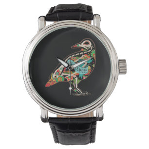 Nevermore Sugar Skull Raven Watch