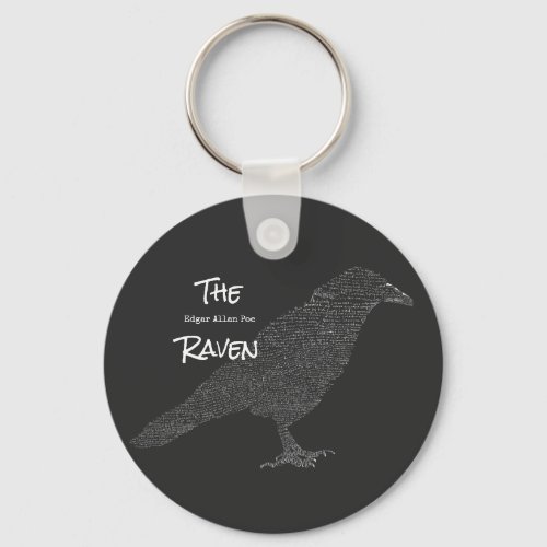 NEVERMORE the poem The Raven   Keychain