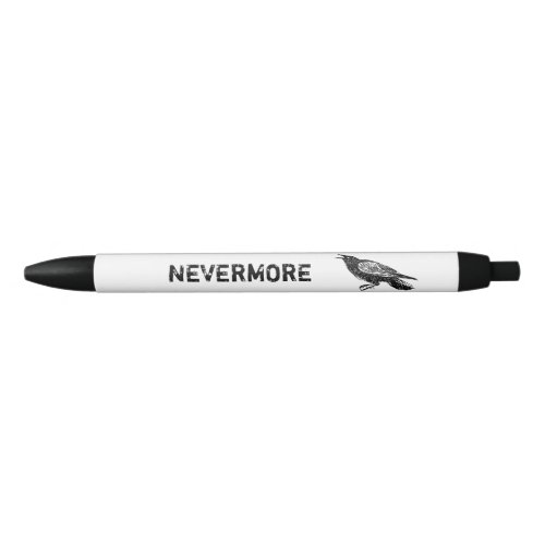 Nevermore The Raven Black Ink Pen