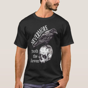 Nevermore The Raven Edgar Allan Poe Dark Academia T-Shirt