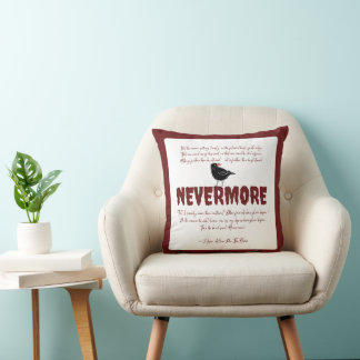 Nevermore Throw Pillow