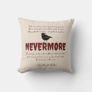 Nevermore Throw Pillow