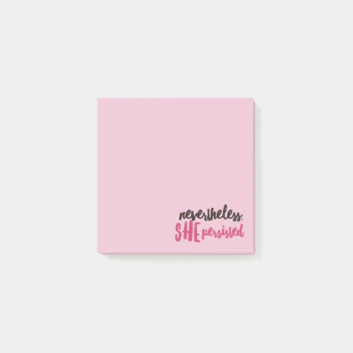 Nevertheless She Persisted 3 x 3 Post_it Notes