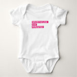 Nevertheless, She Persisted Baby Bodysuit at Zazzle
