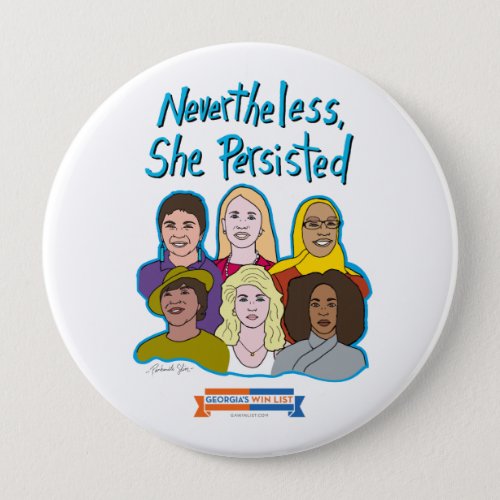 Nevertheless She Persisted button