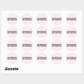 Nevertheless, she persisted classic round sticker (Sheet)
