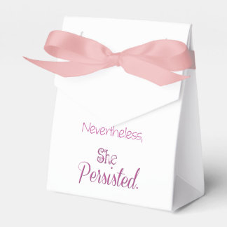 Nevertheless She Persisted Favor Boxes