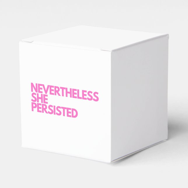 Nevertheless She Persisted Favor Boxes (Front Side)
