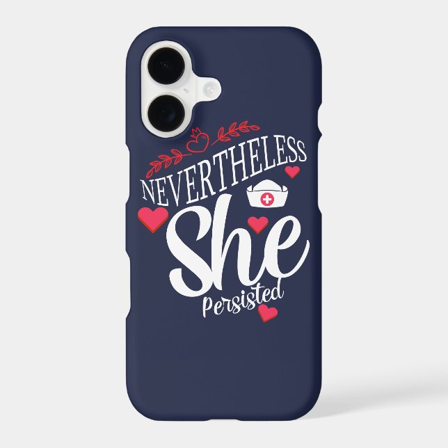 Nevertheless She Persisted Iphone Case (Back)