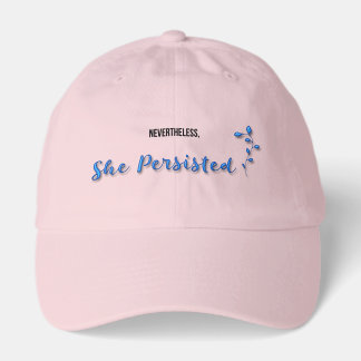 Nevertheless She Persisted Pink Hat