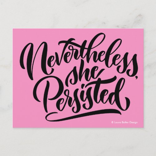 Nevertheless She Persisted Postcards