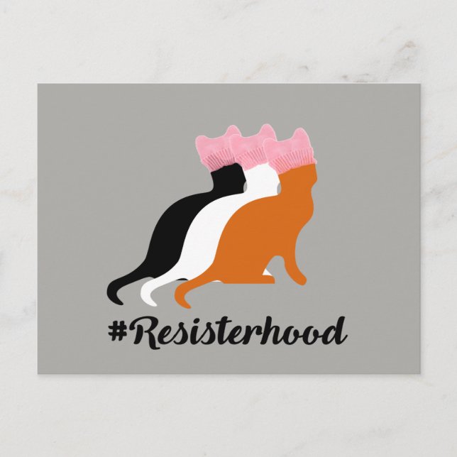 Nevertheless She Persisted Resisterhood Postcard (Front)