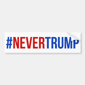 #nevertrump bumper sticker